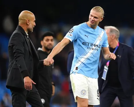 Erling Haaland Enters Exclusive Champions League Half-Century Club, Hailed by Guardiola as CR7 and Lionel Messi's Equal